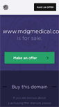 Mobile Screenshot of mdgmedical.com
